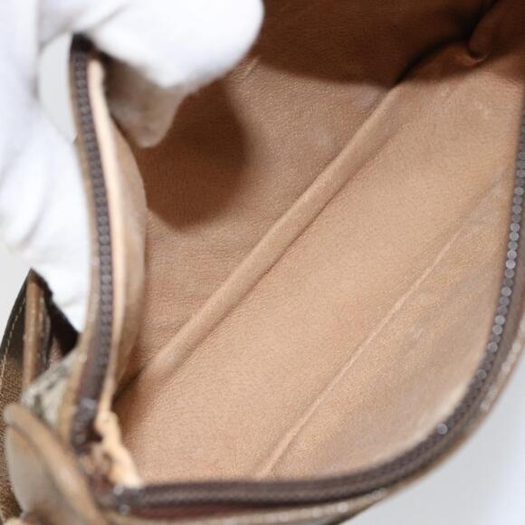 GUCCI GG Supreme Shoulder Bag PVC Leather Beige Gold 201448  GUCCI GG Plus Supreme Shoulder Bag PVC Beige Gold Auth ka463